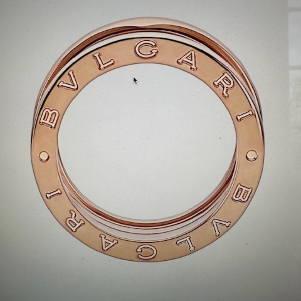Bvlgari Bzero1 ring --18k rose gold